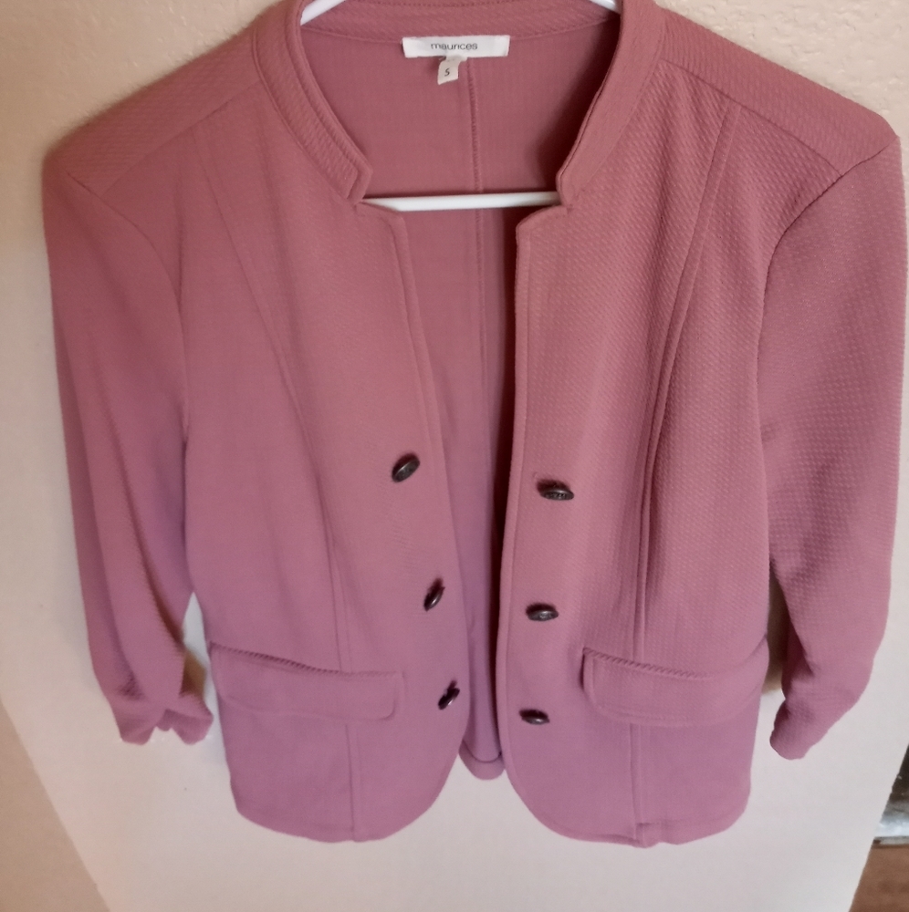 Pink Military Blazer